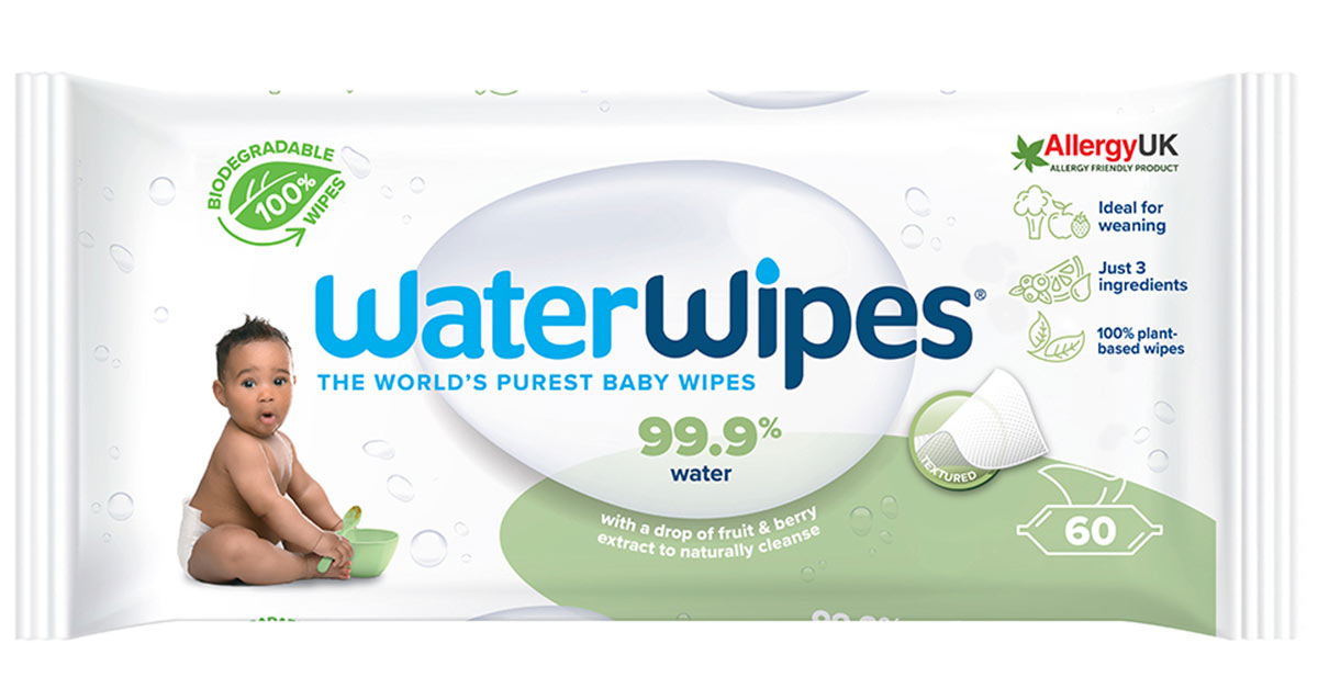 WaterWipes BIO Szappanbogyó Törlőkendő 60db (420043 - 5099514400074)